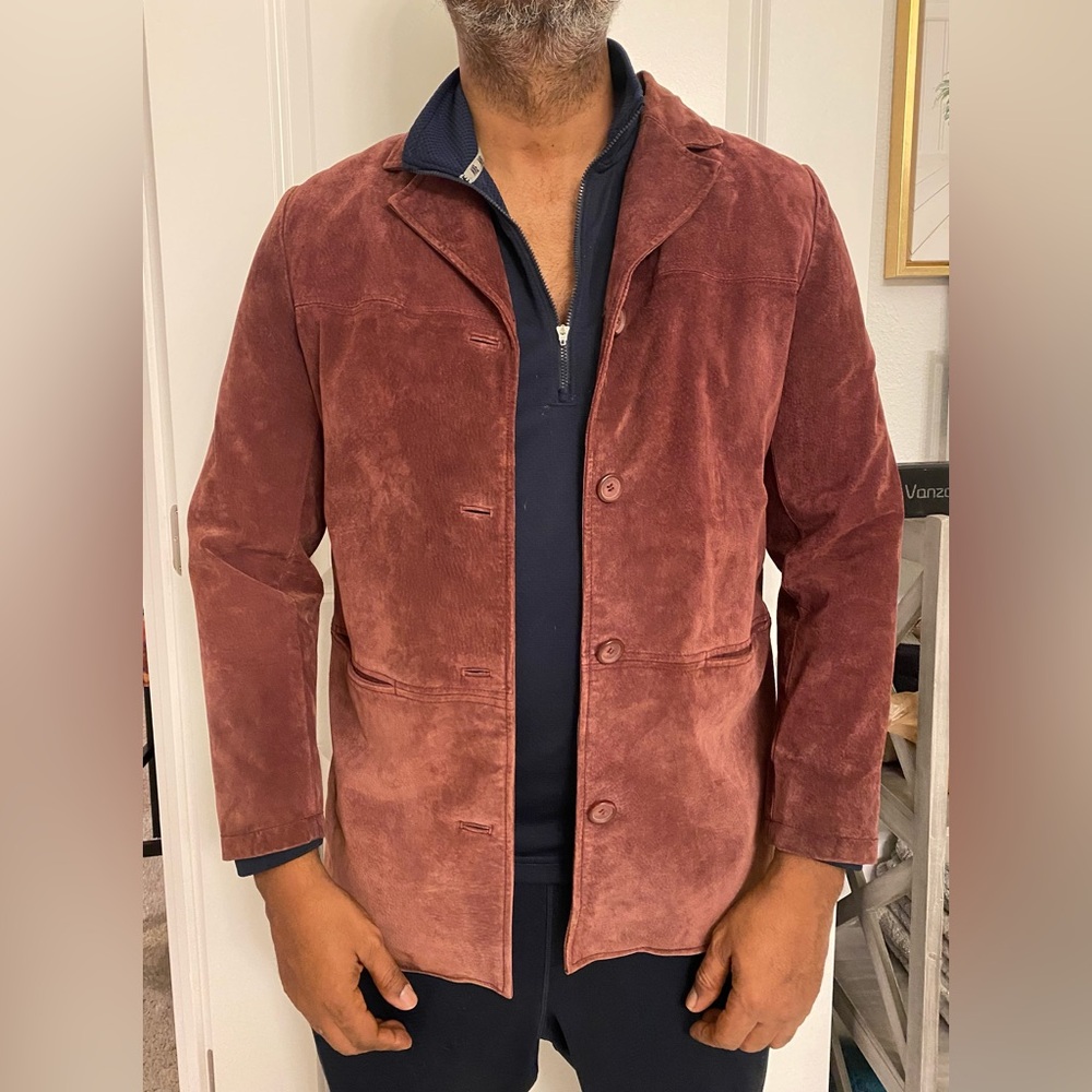 Unisex Suede Leather Jacket
